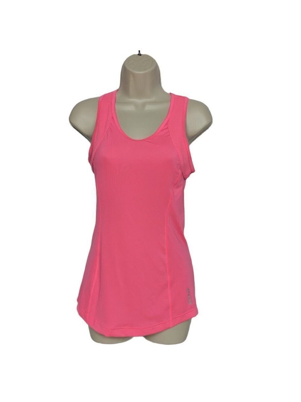 Reebok Play Dry Athletic Tank Top Pink Extra Small
